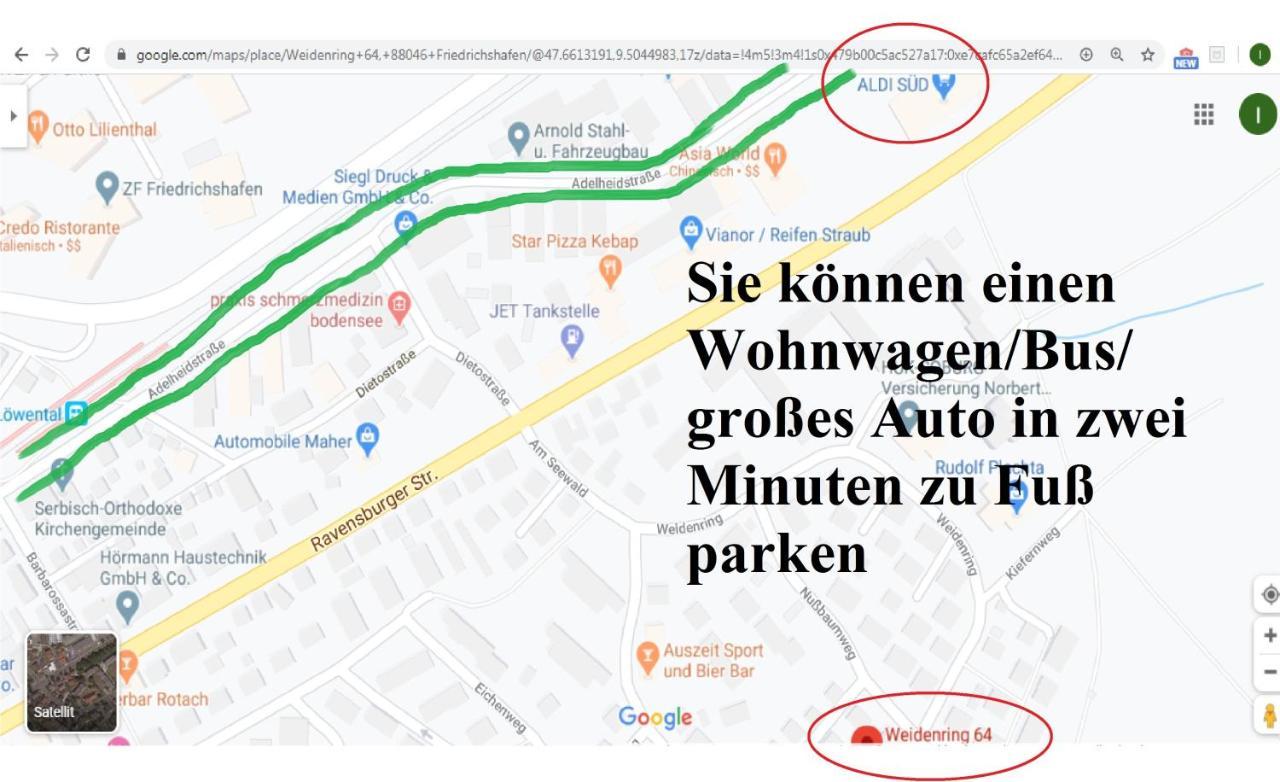 فريدريشسهافن 4-Zimmer Kinderfreundliche Ferienwohnung المظهر الخارجي الصورة